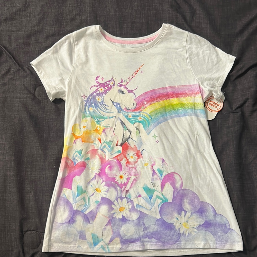 Wonder Nation white tshirt size XL(14-16)